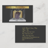 Carte de visite d'affaires de bijoux (Devant / Derrière)