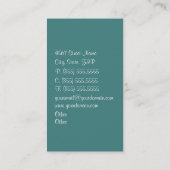 Carte de visite d'affaires de magasin de (Dos)