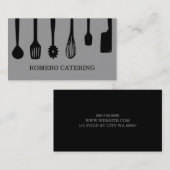 Carte de visite d'affaires de restaurant de traite (Devant / Derrière)