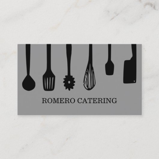 Carte de visite d'affaires de restaurant de traite (Devant)