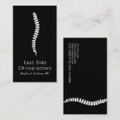 Carte de visite d'affaires de santé chiropratique  (Devant / Derrière)