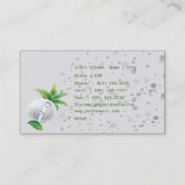 Carte de visite d'affaires de spa (Dos)