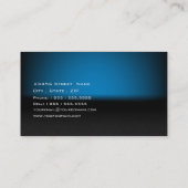 Carte de visite d'affaires de voiture (Dos)