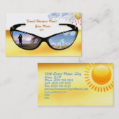 Carte de visite d'affaires de voyage (Devant / Derrière)