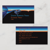Carte de visite d'affaires de voyage (Devant / Derrière)