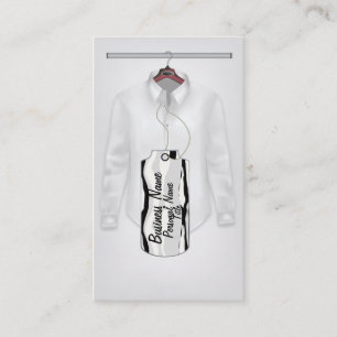 Carte de visite d'affaires d'habillement