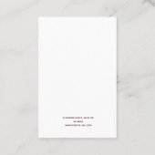 Carte de visite d'affichage à oreille Arche 2 (Dos)