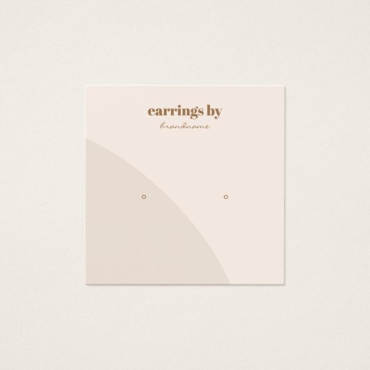 Carte de visite d'affichage à oreille rose (Devant)