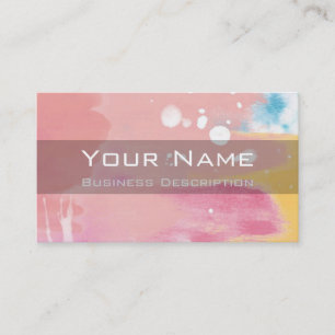 Carte de visite d'affichage couleur