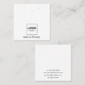 Carte de visite d'affichage de la marque de logo (Devant / Derrière)