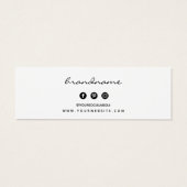 Carte de visite d'affichage de l'oreille (Dos)