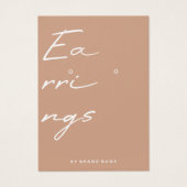 Carte de visite d'affichage de l'oreille (Devant)