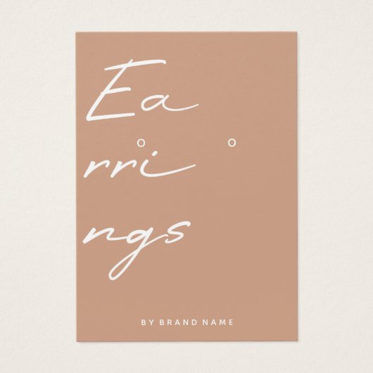 Carte de visite d'affichage de l'oreille (Devant)