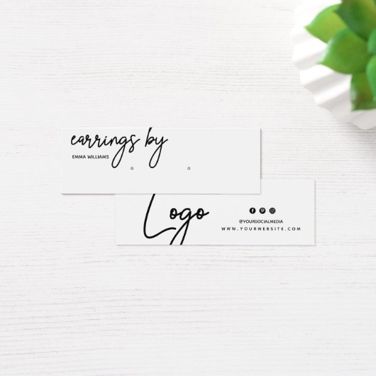 Carte de visite d'affichage de l'oreille (Bureau)