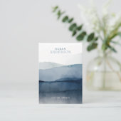 Carte de visite d'affichage de l'oreille aquarelle (Debout devant)