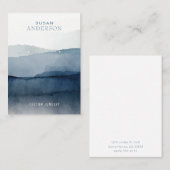 Carte de visite d'affichage de l'oreille aquarelle (Devant / Derrière)