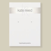 Carte de visite d'affichage de l'oreille du monogr