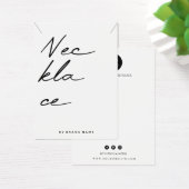 Carte de visite d'affichage du collier (Bureau)