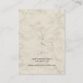 Carte de visite d'affichage du collier d'aquarelle (Dos)