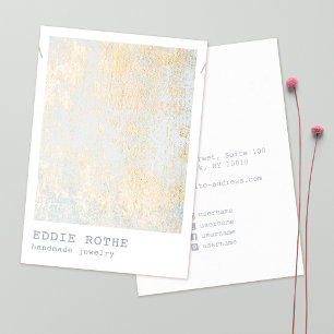 Carte de visite d'affichage du collier Gold Flecks