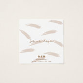 Carte de visite d'affichage du collier rose (Dos)