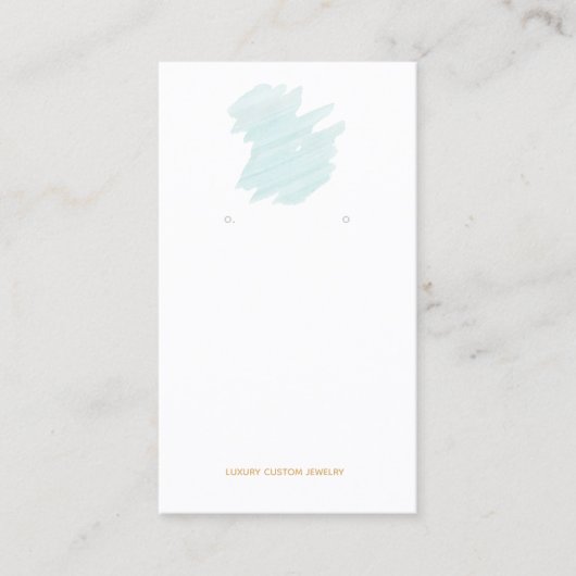 Carte de visite d'affichage du logo Aqua Splash (Devant)