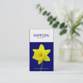 Carte De Visite Daffodile vertical à deux tons (000066) (Debout devant)