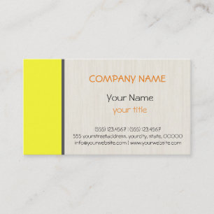 Carte De Visite Daffodique professionnel élégant moderne