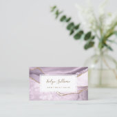 carte de visite d'agate de parties scintillant lil (Debout devant)