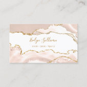 carte de visite d'agate d'ivoire délicat (Devant)