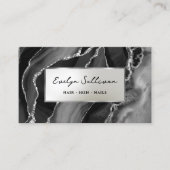 Carte de visite d'âge d'argent noir (Devant)