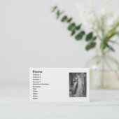 Carte de visite d'âge médiéval (Debout devant)