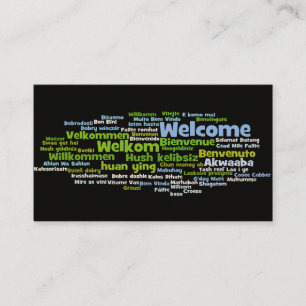 Carte de visite d'agence de voyages