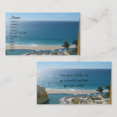 Carte de visite d'agence de voyages (Devant / Derrière)