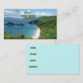 Carte de visite d'agence de voyages ! (Devant / Derrière)