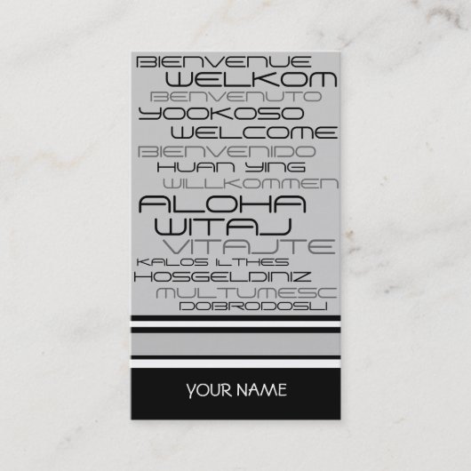 Carte de visite d'AGENCE DE VOYAGES (Devant)