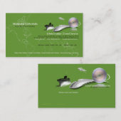 Carte de visite d'agence de voyages de train (Devant / Derrière)