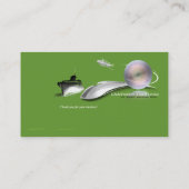 Carte de visite d'agence de voyages de train (Dos)