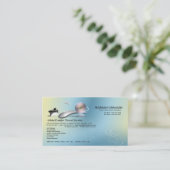 Carte de visite d'agence de voyages de train (Debout devant)