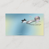 Carte de visite d'agence de voyages de train (Dos)