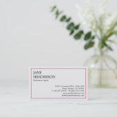 Carte de visite d'agent d'assurance | Conception i (Debout devant)