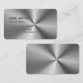 Carte de visite d'agent de talent d'acier (Devant / Derrière)