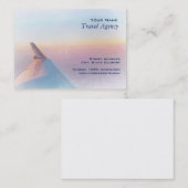 Carte de visite d'agent de voyage (Devant / Derrière)