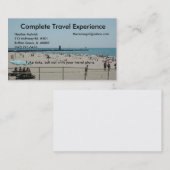 Carte de visite d'agent de voyage (Devant / Derrière)