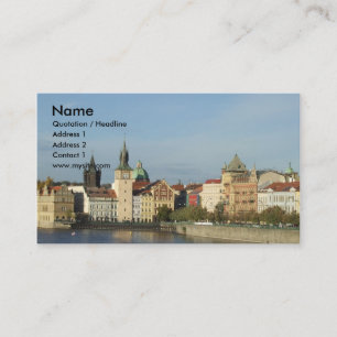 Carte de visite d'agent de voyages Europe