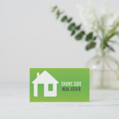 Carte de visite d'agent immobilier (Debout devant)