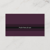 Carte de visite d'agent immobilier (Dos)