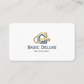 Carte de visite d'agent immobilier avec logo/code (Devant)