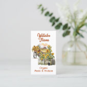 Carte de visite d'agriculture rurale de petite fer (Debout devant)