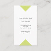 Carte De Visite Dahlia dessiné Botanique Simple Élégant (Dos)